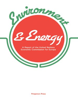 cover image of Environment and Energy